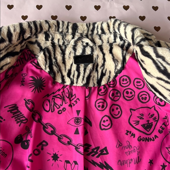 MOTHER the blaze of glory faux fur blazer NWOT - Picture 5 of 6